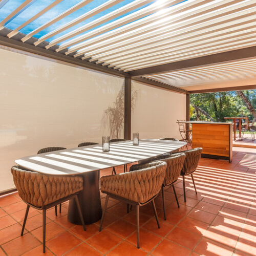 pergola lames orientable technic vr